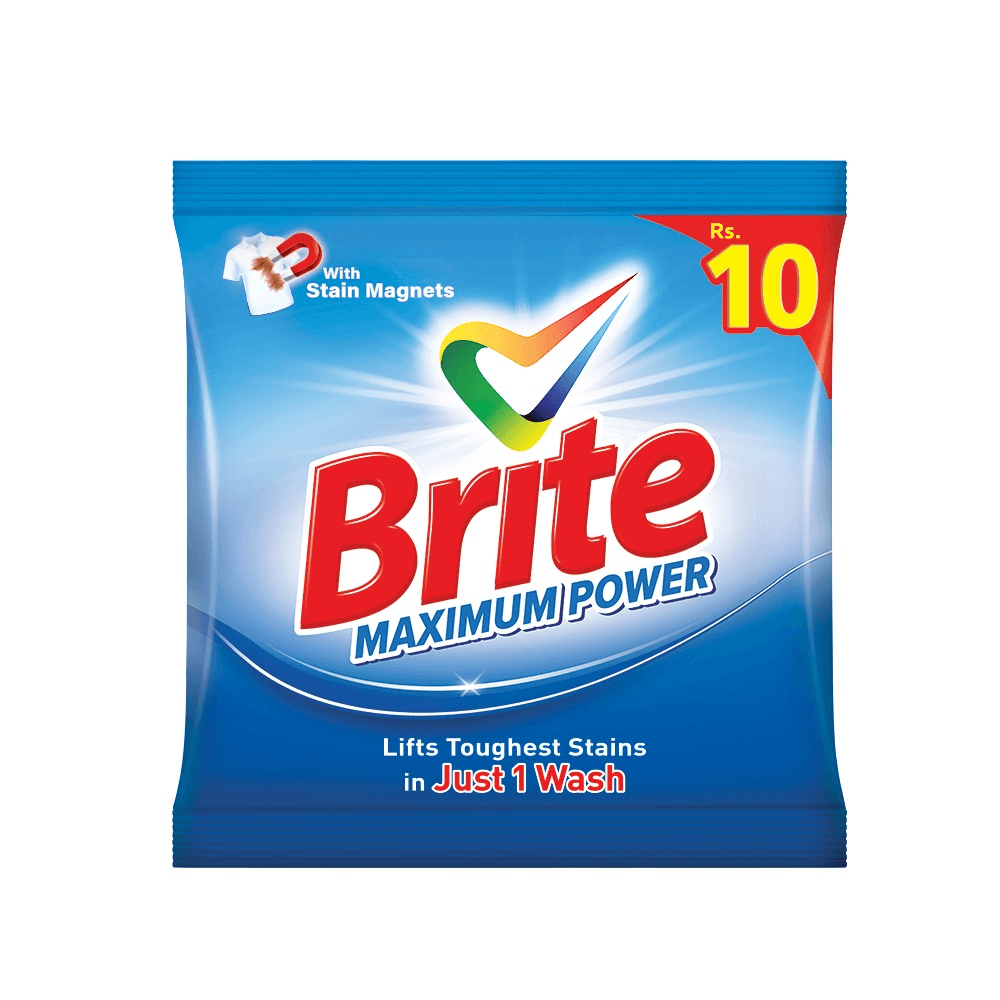 Brite Maximum Power Washing Powder 35GM