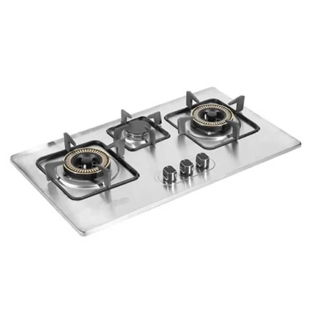 CAN GAS HOB 3 BURN CA08 STEEL