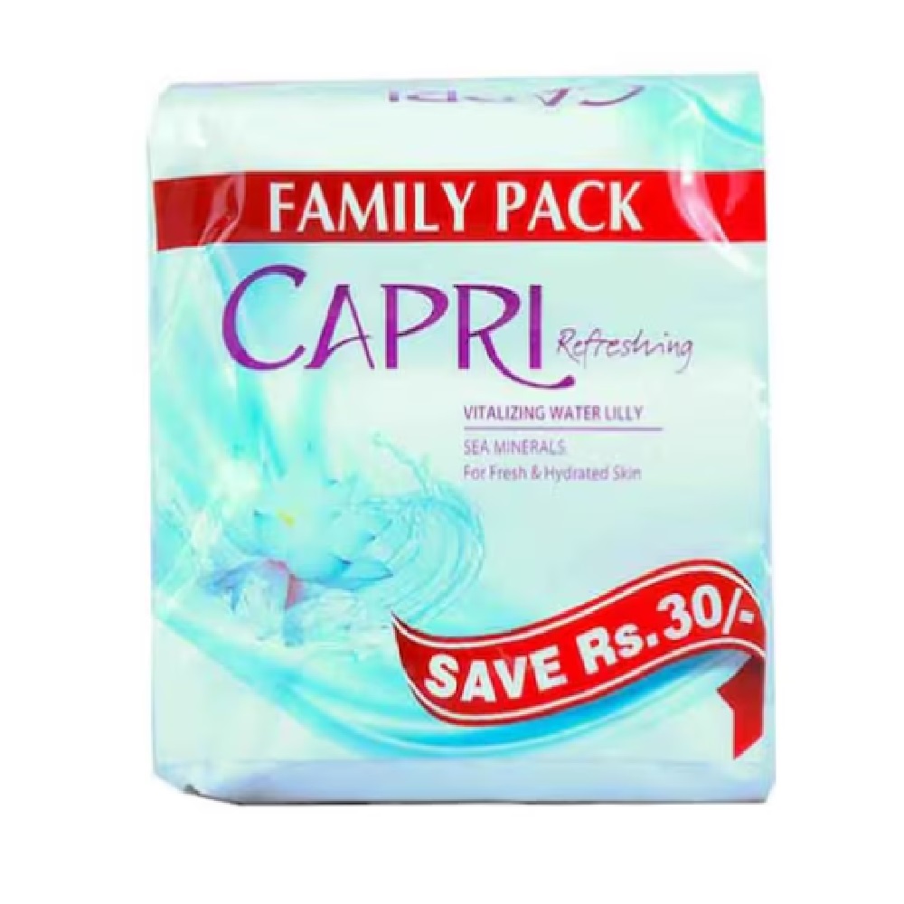 CAPRI SOAP BLUE 150G X3 SP