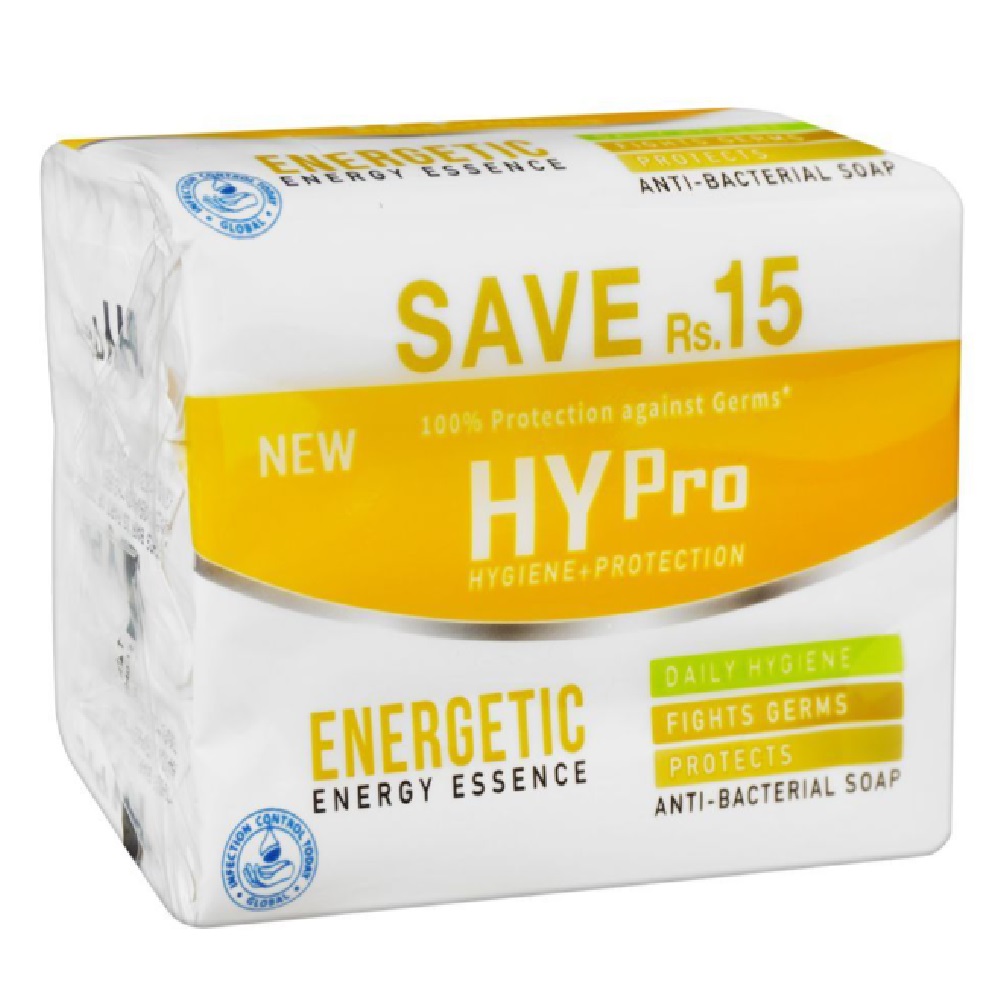 Hypro Antibacterial Soap Energetic 110GM x 3