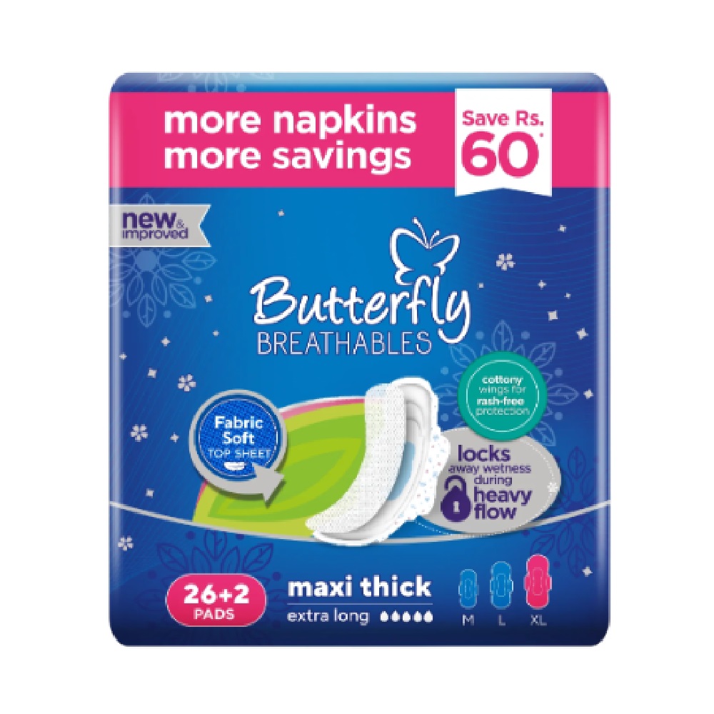 Butterfly Maxi Extra Long Trio