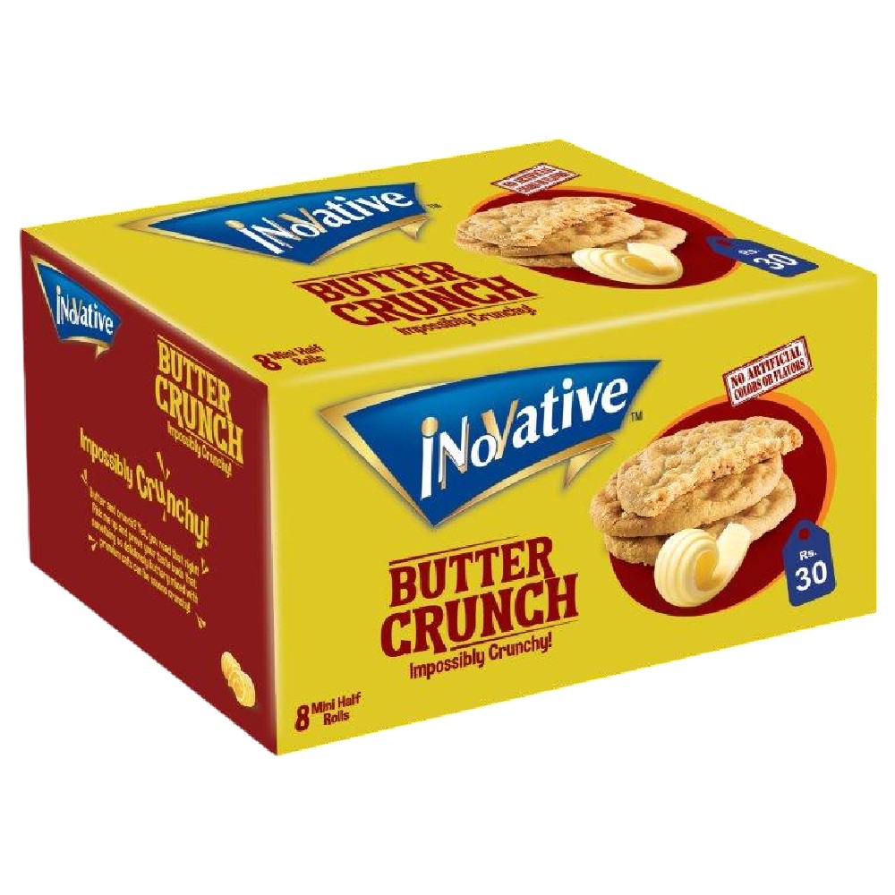 Butter Crunch 8 Mini Half Roll Box RS.30
