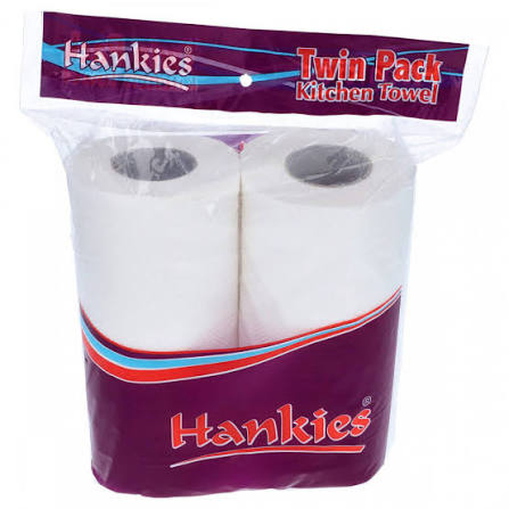 Hankies Kitchen Towel Roll (Pack of 2)