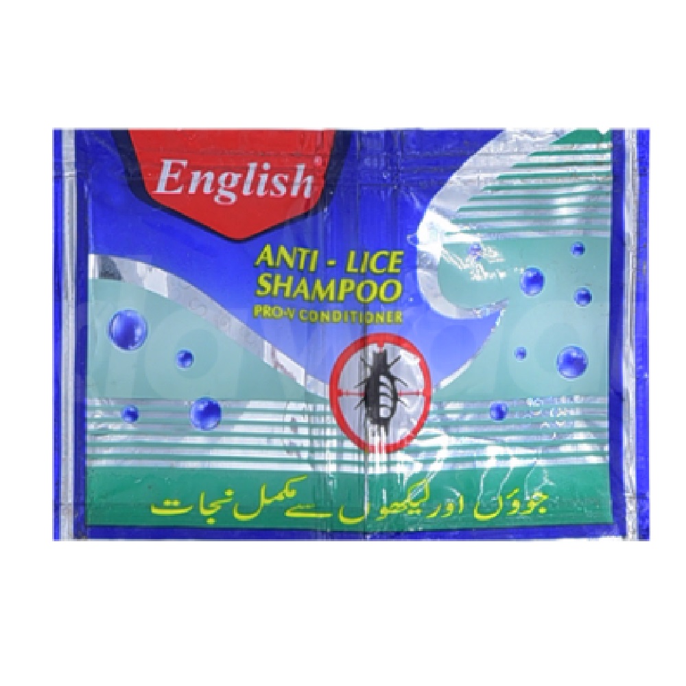 English Antilice Shampoo Sachet