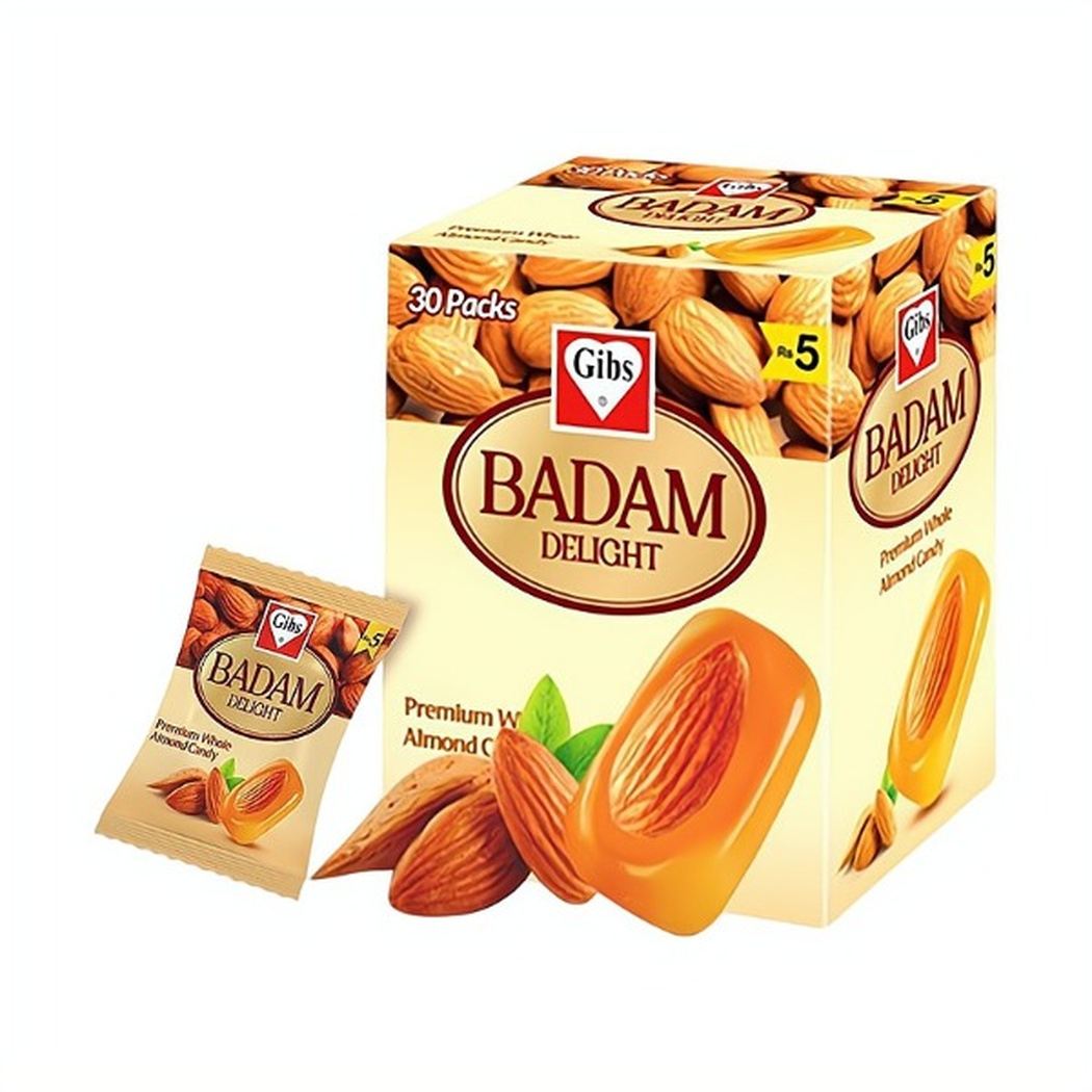Giggly Badam Candy Jar Rs. 5 (Pack of 30)
