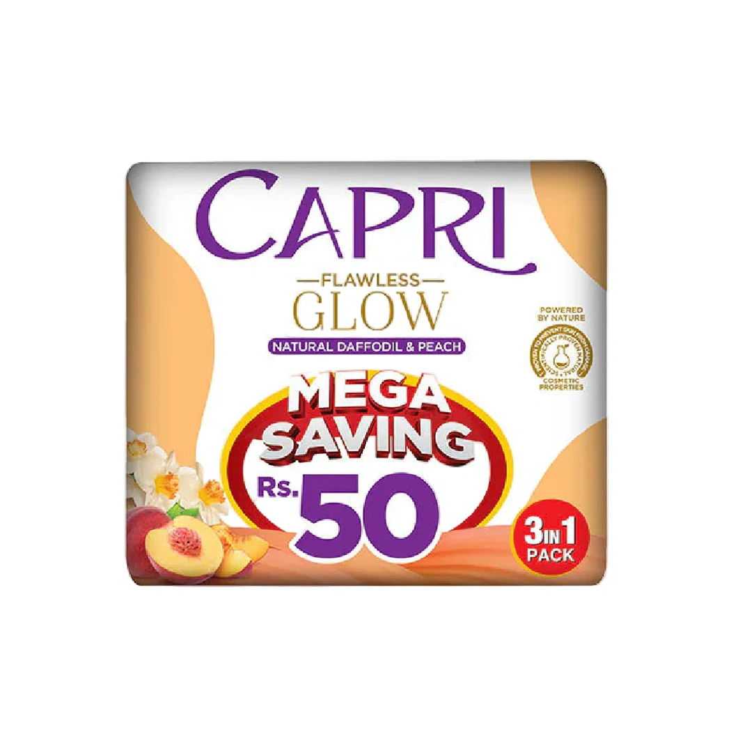 Capri Soap Peach Saver Pack 150GM x 3