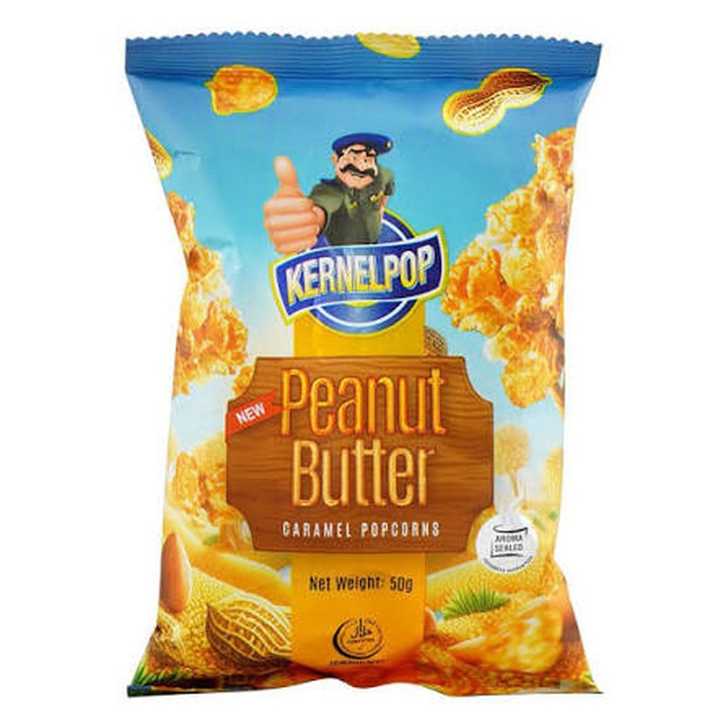 Kernelpop Coated Peanut Butter Popcorn 50GM