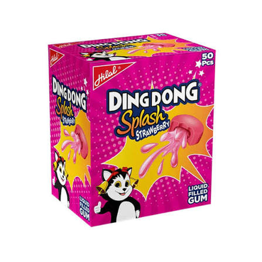 Hilal Ding Dong Splash Strawberry Jar Rs. 5 (Pack of 50)