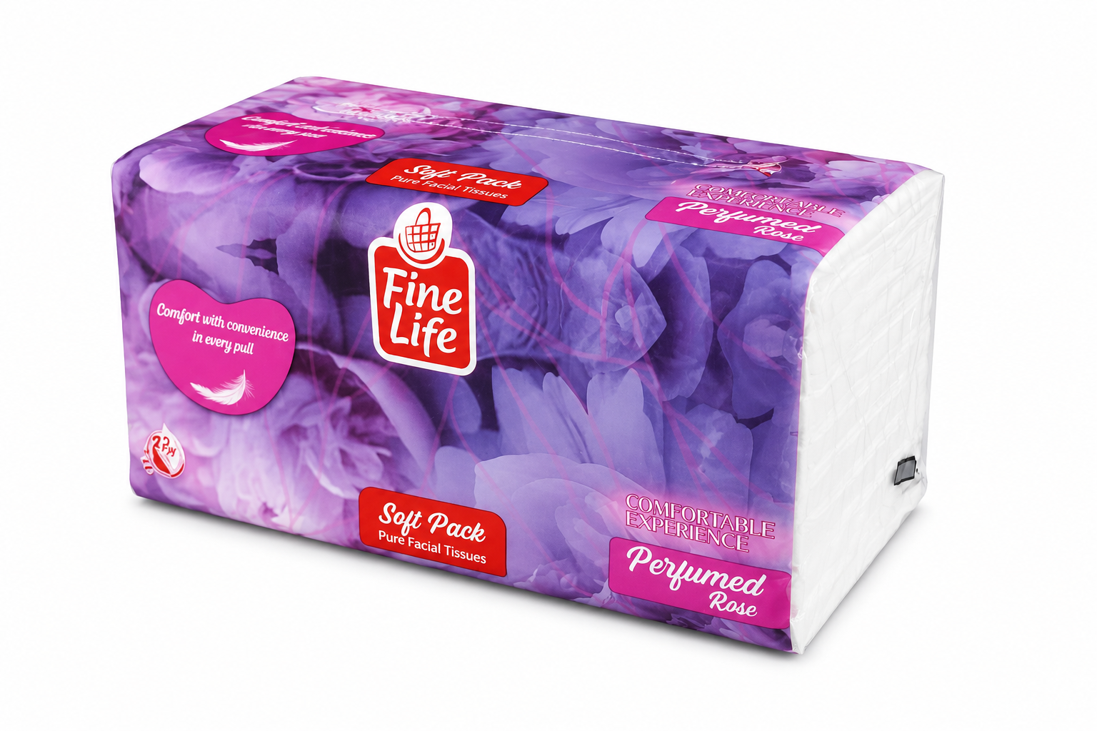 Fine Life Soft Pack Perfumed Facial Tissue