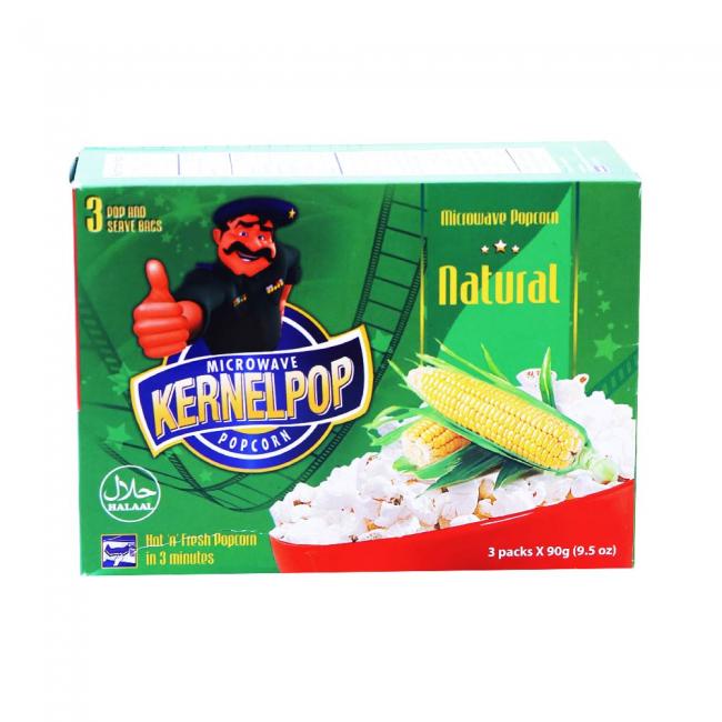 KernelPop Natural Popcorn 3in1 80GM