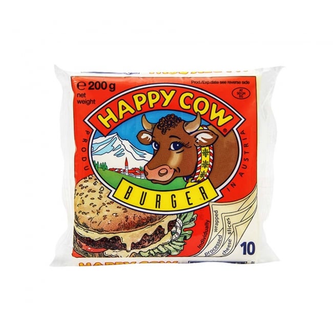 Happy Cow Cheese Slices Burger 200 GM