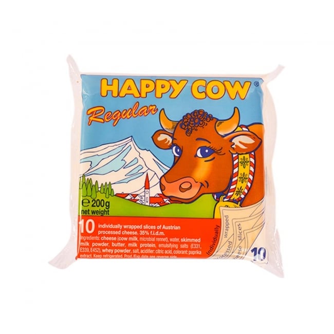 Happy Cow Cheese Slices 200 GM