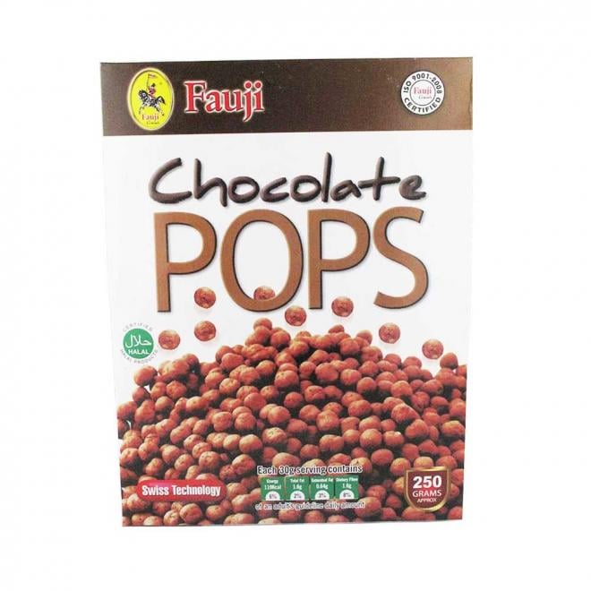 Fauji Corn Pops Chocolate 250 GM
