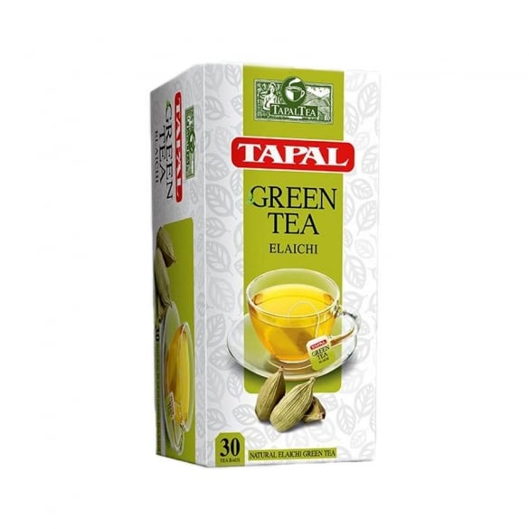Tapal Green Tea Bags Elaichi 30Pcs