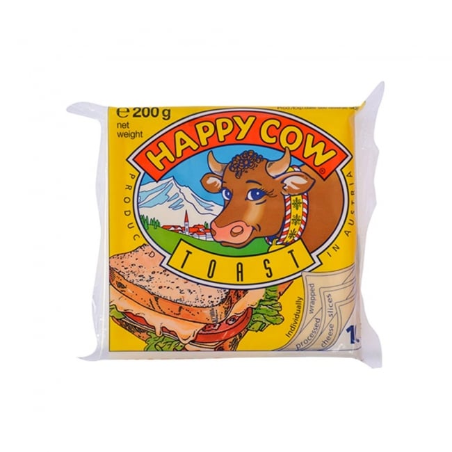 Happy Cow Cheese Slice Toast 200 GM