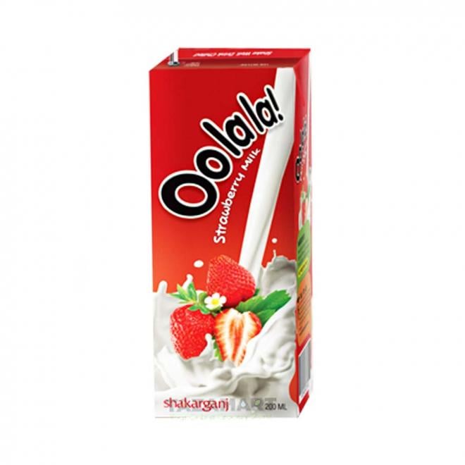Oolala Flavoured Milk Strawberry 180ML
