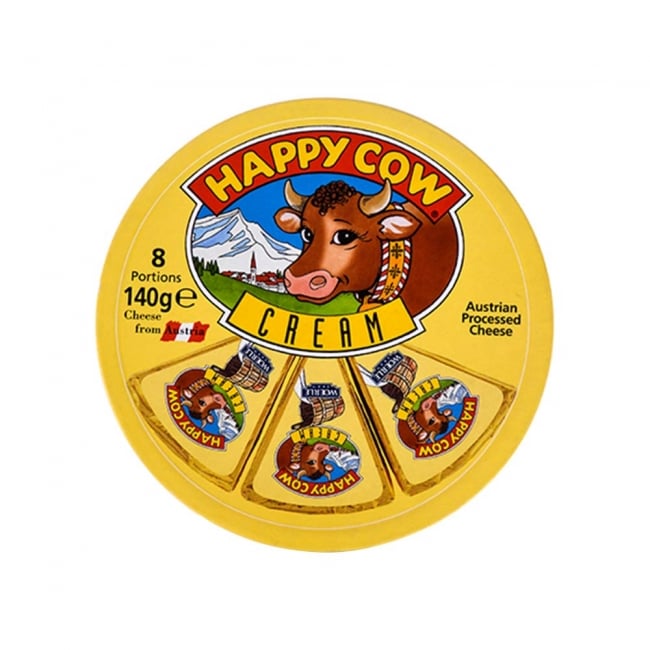 Happy Cow Cheese Cream Portions 140 GM