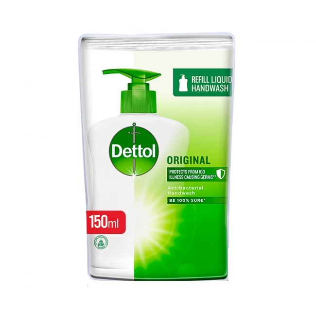 Dettol Liquid Handwash Original 150ml Refill Pouch