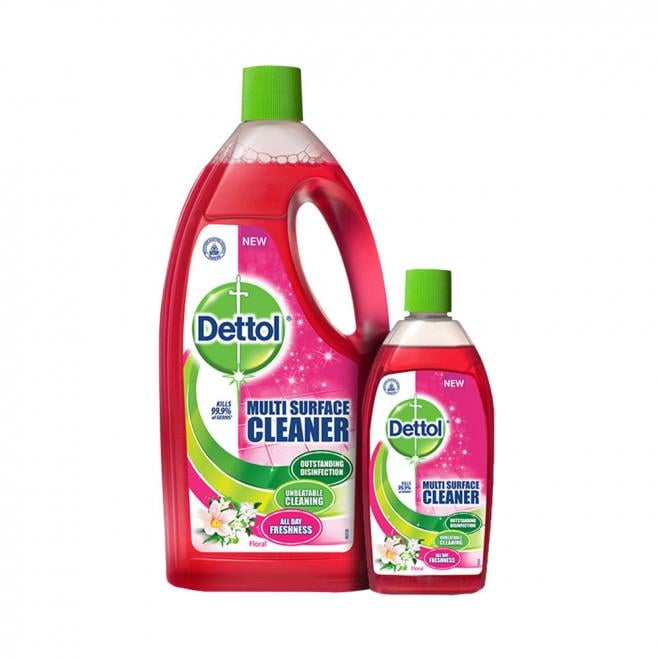 Dettol Multipurpose Cleaner Floral 1L +500ML