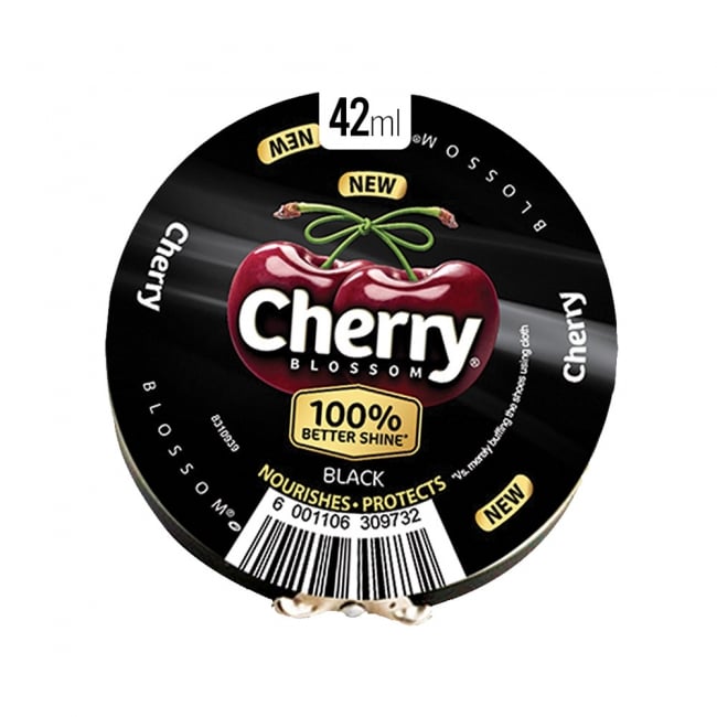 Cherry Blossom Shoe Polish Black 42ML
