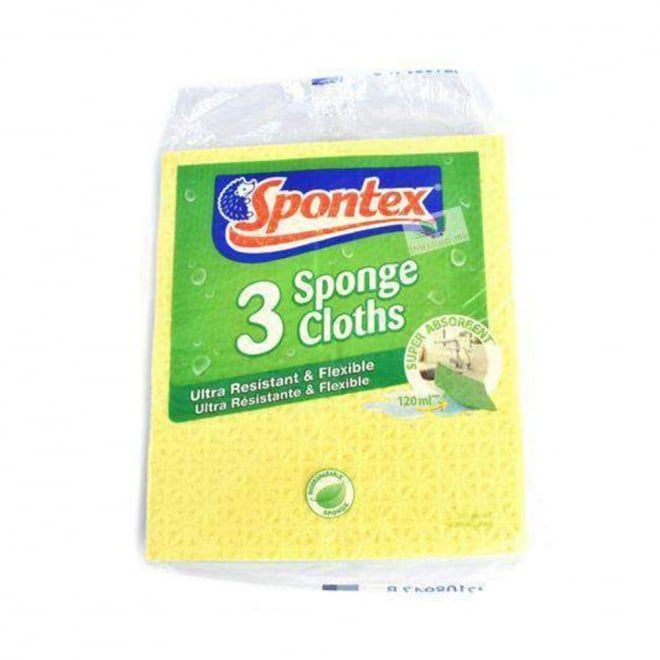 SPONTEX SPONGE CLOTH   X3
