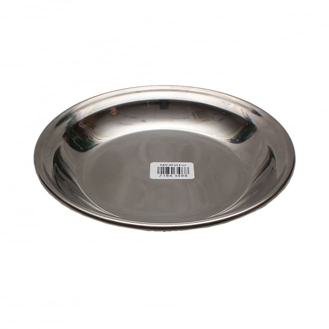 Import Quality Dinner Plate Stainless Steel 8 (23G)