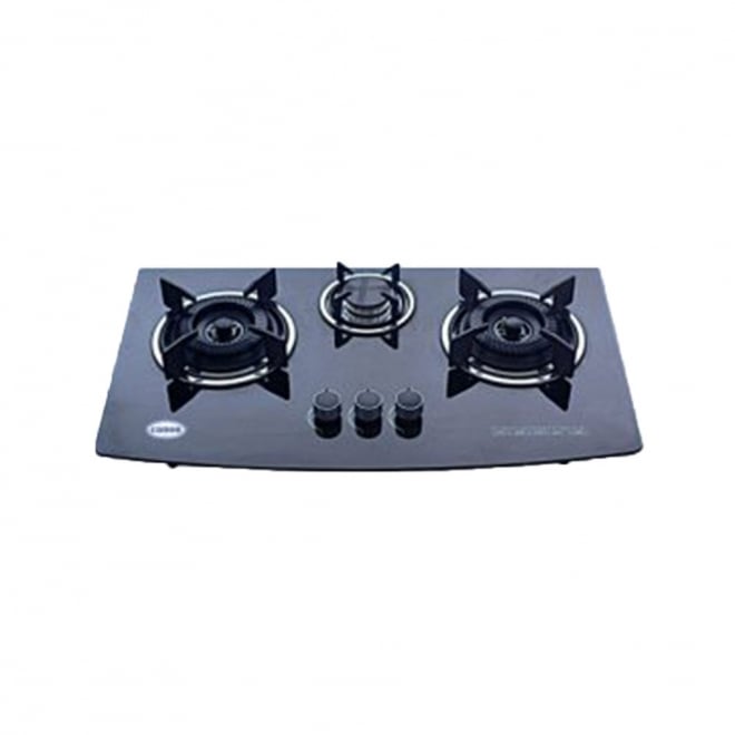 CAN GAS HOB 3 BURN CA05 GLASS