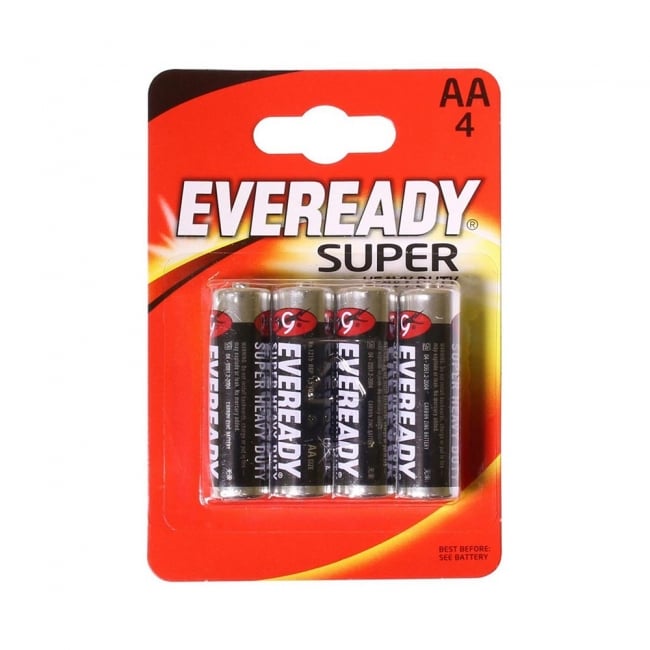 Eveready Zinc Aa X4