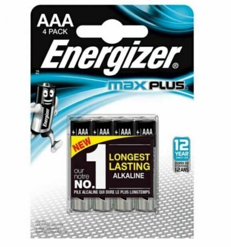 Energizer Alkaline Max Plus AAA X4