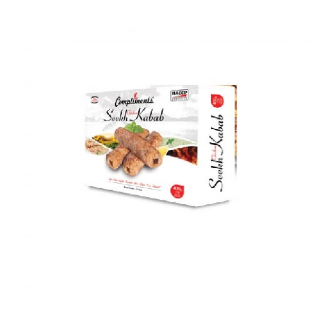Compliments Chicken Seekh Kebab 540GM Pack
